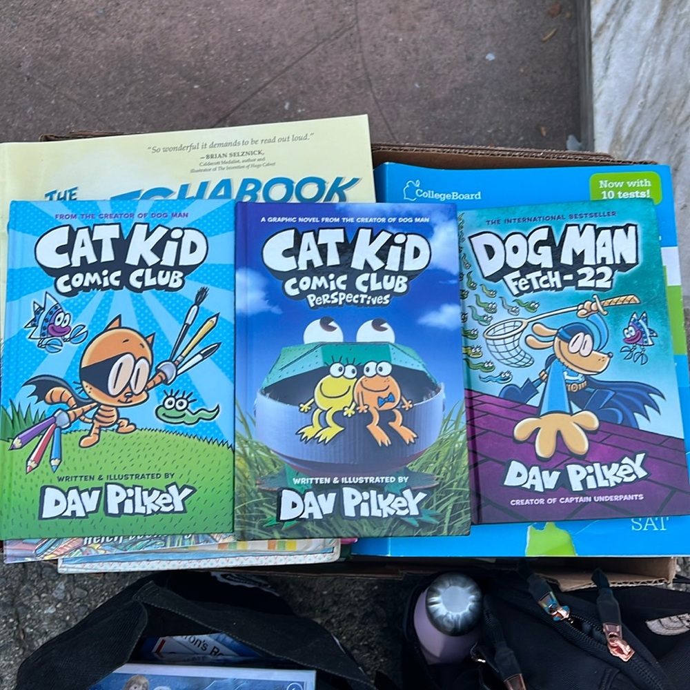 Dog Man & Cat Kid Books